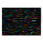 Ava Text Design I Horizontal Greeting Card
