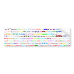 Ava Text Design II Bumper Sticker