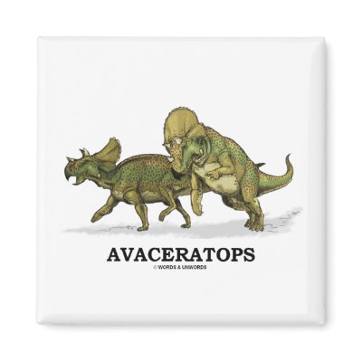 Avaceratops Magnet by wordsunwords