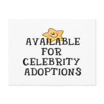 Available for Celebrity Adoptions