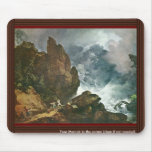Avalanche In The Alps,  By Loutherbourg D. J. Mouse Pad