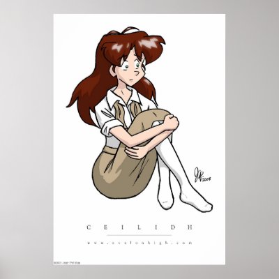 Avalon - Ceilidh Character Portrait Poster by staedtler