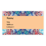 AVALON PSYCHEDELIC monogram ,pink purple blue Business Card Template
