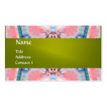 AVALON PSYCHEDELIC    monogram ,pink purple yellow Business Card Template