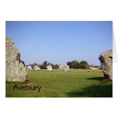 Avebury, Oh Avebury Greeting Cards by clatsopduck