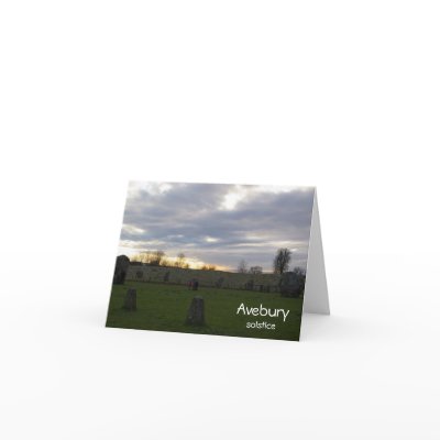 Avebury Solstice Greeting Cards by clatsopduck