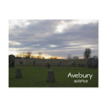 Avebury Solstice Postcard
