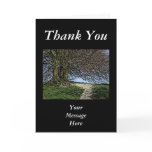 Avebury, Wiltshire, England. Tree and path. Greeting Card