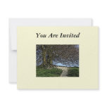 Avebury, Wiltshire, England. Tree and path. Custom Announcement