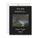 Avebury, Wiltshire, England. Tree and path. Invites