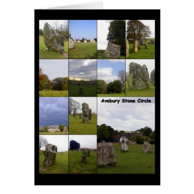 Avebury Year Greeting Card by clatsopduck