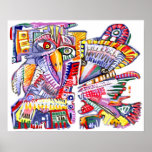Avechuchos Precolombinos posters