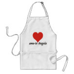 Avental - amo-te Angola - de Coração aprons
