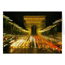 Avenue des Champs-Elysees, Arch of Triumph, Greeting Cards