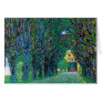 Avenue in schloss kammer park art by Gustav Klimt