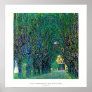 Avenue in schloss kammer park art by Gustav Klimt