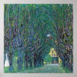 Avenue In Schloss Kammer Park by Gustav Klimt Print