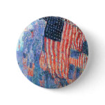 Avenue in the Rain by Frederick Childe Hassam Pinback Button