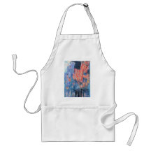 Avenue in the Rain, Hassam, Vintage Impressionism Aprons