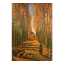 Avenue of Poplars by van Gogh, Change of Address Announcement