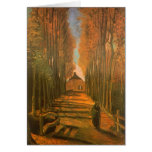 Avenue of Poplars in Autumn by Vincent van Gogh