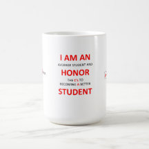 Average Honor Student Coffee Mugs