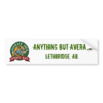 AVERAGE JOE STICKER BUMPER STICKER