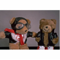 Aviation bears acrylic cut outs