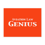 Aviation Law Genius Gifts Postcards