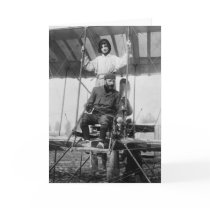 Aviator Henri Farman and Wife, early 1900s