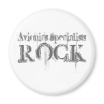 Avionics Specialists Rock Refrigerator Magnets