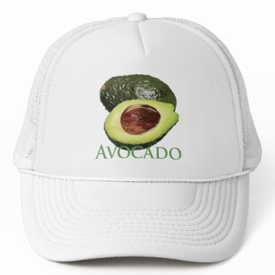 Avocado and Half Trucker Hats by aproducetrail