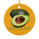 Avocado and Half Christmas Ornaments