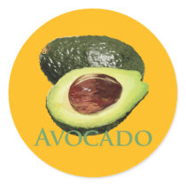Avocado and Half Stickers