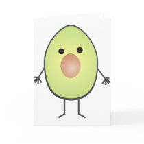 avocado greeting card