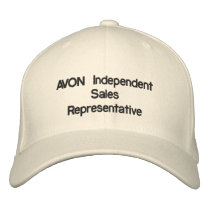 AVON Independent Sales Representative Embroidered Hats