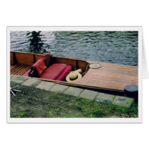 Avon River, Christchurch, New Zealand Card