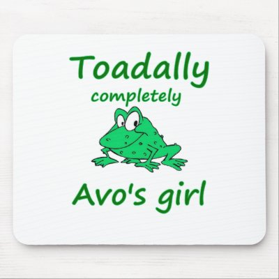 avo's girl mouse pads by worldsbestfamily