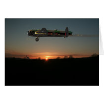 Avro Lancaster Greeting Cards
