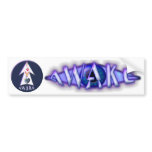 AWAKE Stickers 5 transparent (for Car etc.) bumper stickers