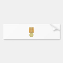 Award medal bumper stickers
