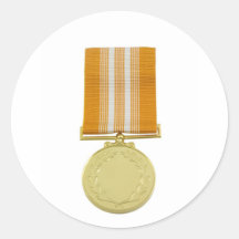 Award medal stickers
