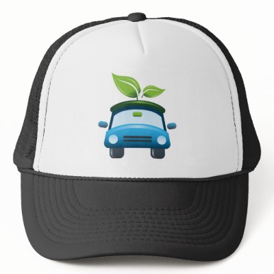 Award Winner Go Green Car Hat by forbes1954