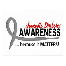 Awareness 2 Juvenile Diabetes Postcard