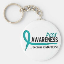 Awareness 2 PCOS Keychains