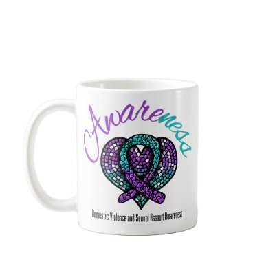 AWARENESS Domestic Violence & Sexual Assault Mugs by giftsforawareness