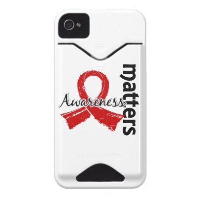 Awareness Matters 7 AIDS Id Iphone 4 Cover by awarenessgifts