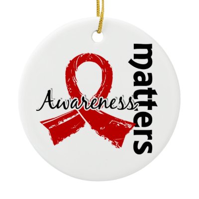 Awareness Matters 7 AIDS Christmas Ornaments by awarenessgifts