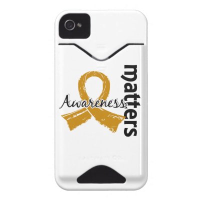 Awareness Matters 7 Appendix Cancer Id Iphone 4 Cases by awarenessgifts