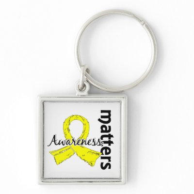 Awareness Matters 7 Bladder Cancer Keychain by awarenessgifts